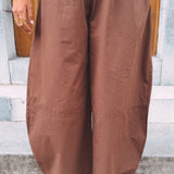 SIENNA BROWN BALLOON PANTS