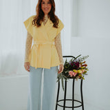 PRE-ORDER LAURA BUTTER YELLOW BLAZER