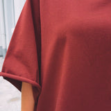 FAYE BORDEAUX OVERSIZED T-SHIRT