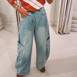 BLUE BALLOON JEANS A80765
