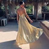AMBER MEDINA GOLD DRESS