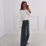 ROXIE WHITE LONGSLEEVE SHIRT