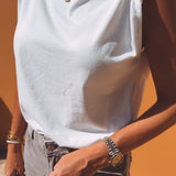 SUAVE WHITE SUMMER TOP