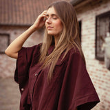 DUSTFALL BURGUNDY SHORTSLEEVE JACKET