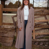DELMA LONG TAUPE BLAZER