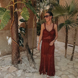 GUADALAJARA TERRACOTTA BROWN TWO-PIECE SET