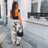 LIZZIE BLACK OPEN BACK TOP