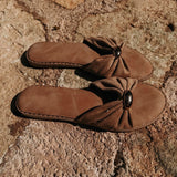LUZBEL BEIGE SLIPPERS