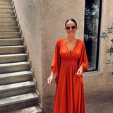 FERDA TERRACOTTA DRESS
