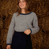 SHEILA GREY STRIPED SWEATER