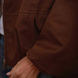 HELLO SEPTEMBER BROWN ZIP JACKET