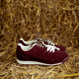 AUTUMNELLE BURGUNDY SUEDE SNEAKERS