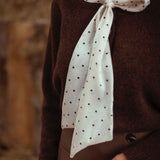 CLEOME BROWN HEART SWEATER