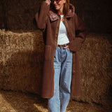 MERLENE BROWN TEDDY COAT