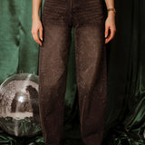 PRE-ORDER GREY RHINESTONE BALLOON JEANS C39