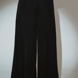 PARKER BLACK WIDE BELT PANTS