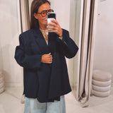 CHARLOTTE DARK BLUE BLAZER