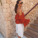 MASPALOMAS RED BLOUSE