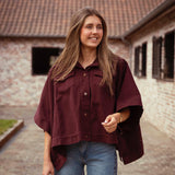 DUSTFALL BURGUNDY SHORTSLEEVE JACKET