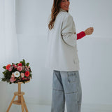 HANNAH LIGHT GREY BLAZER