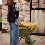 HARPER DARK BLUE SLEEVELESS ZIP JACKET