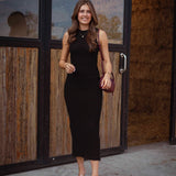 ABILENE LONG BLACK DRESS
