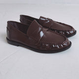 BROWN LEATHER LOAFERS