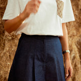 MADISON BLUE DENIM SKORT