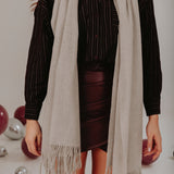 COSY SEASON GREY SCARF