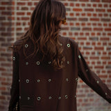 AMELIA BROWN DISTRESSED BLAZER