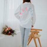BESTIE WHITE BLOUSE