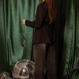 PRE-ORDER GREY RHINESTONE BALLOON JEANS C39