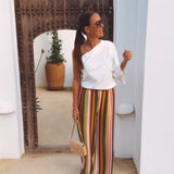 AURELIA MULTICOLOR CROCHET PANTS