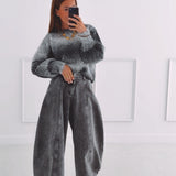 PHOEBE GREY SWEATER