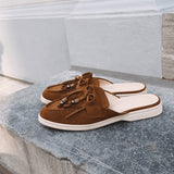 MARLA CAMEL FRINGE LOAFERS