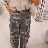 ARMY KHAKI BALLOON PANTS