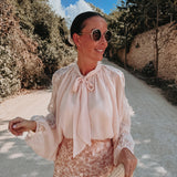 NEREA SOFT PEACH BLOUSE