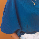 SALOU BLUE BLOUSE