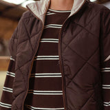 CASSIDIE BROWN PUFFER JACKET