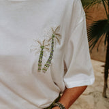 PALM ESCAPE WHITE T-SHIRT