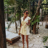 ALBA BUTTER YELLOW PLAYSUIT