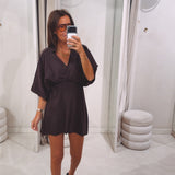 SANDRINE BROWN DRESS