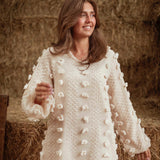 MIA BEIGE AUTUMN DRESS