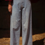 WIDE LEG DIAMOND JEANS A3016