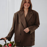 HANNAH BROWN BLAZER