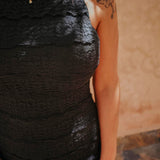 YOUSSOUFIA BLACK DRESS