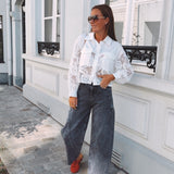 CLEOME WHITE LACE BLOUSE
