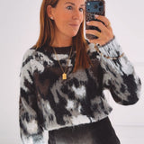 AGNES BROWN ARMY SWEATER
