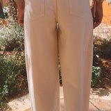 ECRU BALLOON JEANS 9227-6