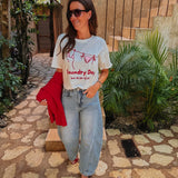 LAUNDRY DAY WHITE T-SHIRT